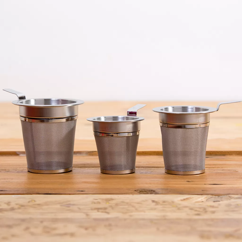 Terza Luna Camomilla Bio In Fiori | Filtri Da Tè^Stainless Steel Filters S, M, L for Cups or Teapots